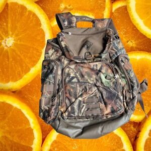 Leeds International Camo Backpack Tactical Outdoor Hiking Laptop Bag Brown